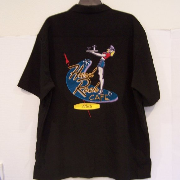 HARD ROCK CAFE Other - VTG HARD ROCK CAFE ATLANTA CAMP SHIRT S5062